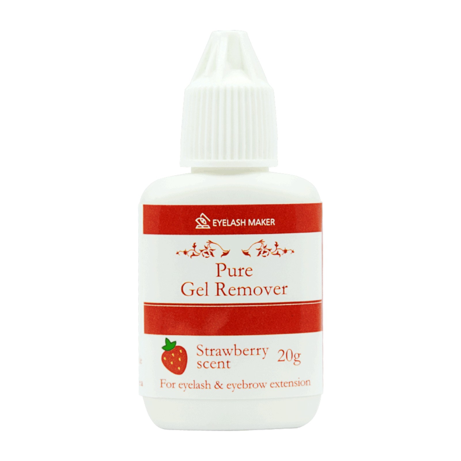 Gel removedor puro -  20ml | Aroma de fresa